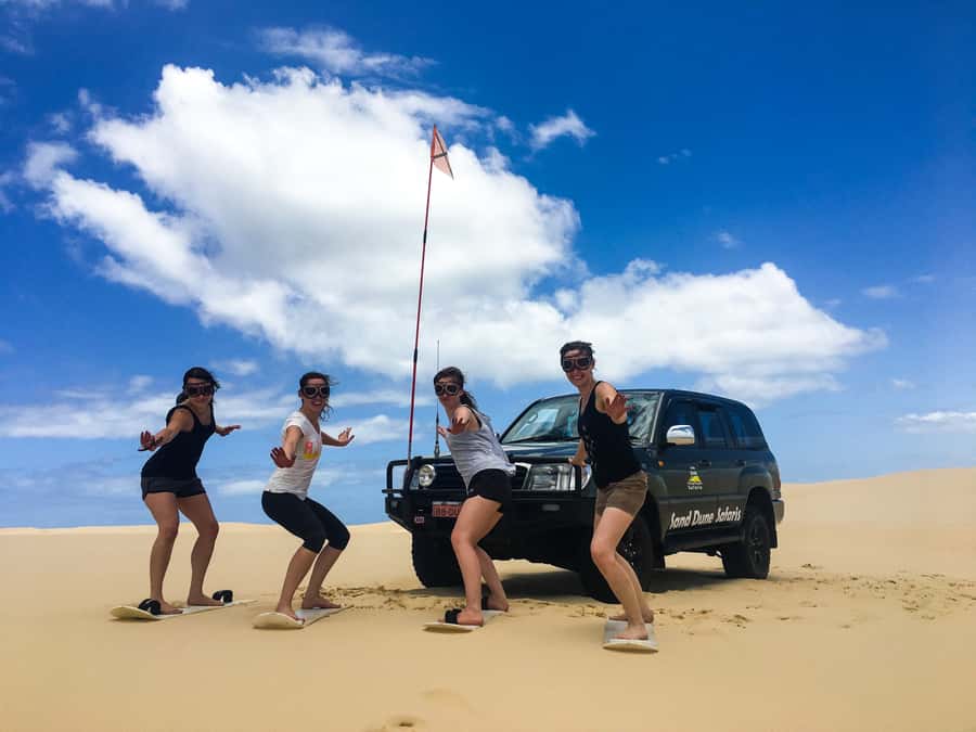 Port Stephens: Unlimited Sandboarding with 4WD Dune Transfer - Starting at Anna Bay Lower Car Park