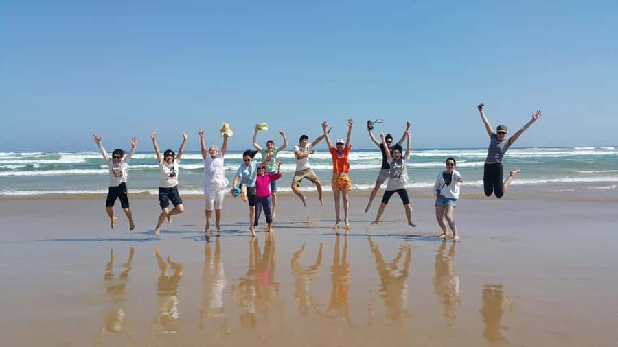 Port Stephens: Unlimited Sandboarding with 4WD Dune Transfer - The shaded picnic area and dune views
