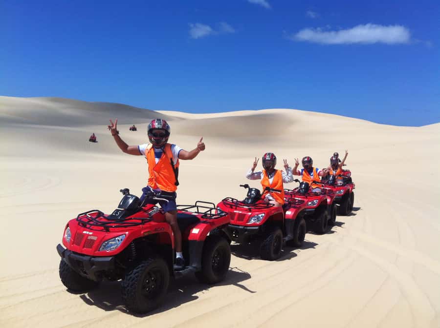 Port Stephens: Worimi Sand Dune Quad Bike Adventure - Climbing dunes as high as 30 meters