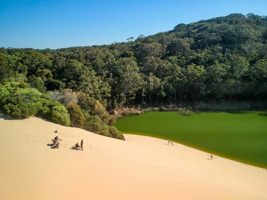 Rainbow Beach: 3-Day K'gari (Fraser Island) 4WD Adventure - Champagne Pools: nature’s seawater spa