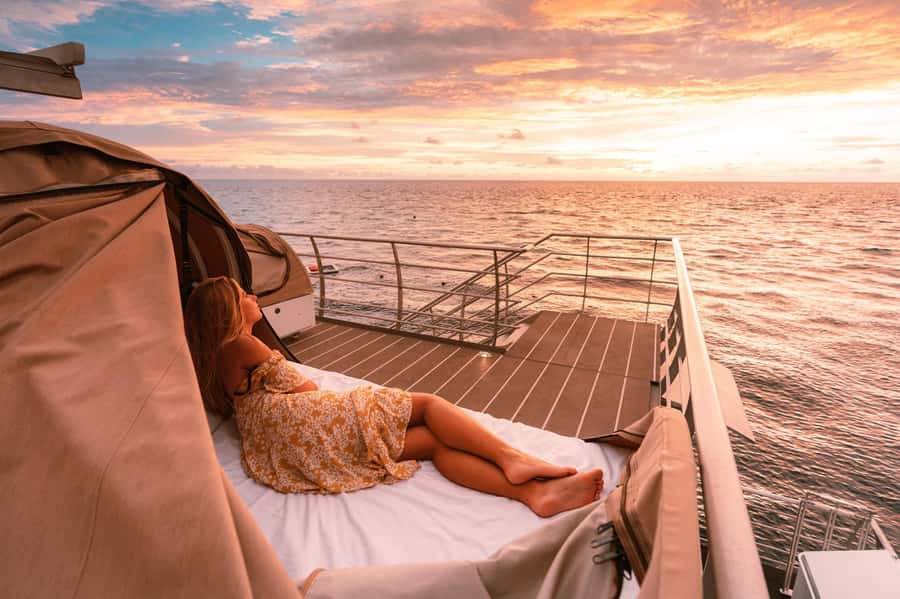 Reef Sleep: 2-Day Great Barrier Reef Pontoon & Gourmet Meals - The 39-nautical-mile ride to Hardy Reef