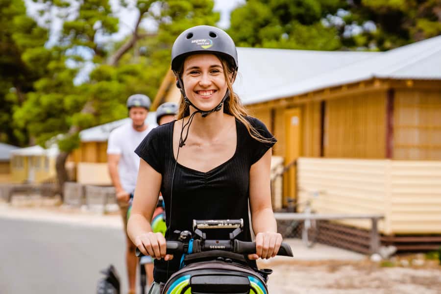 Rottnest Island Segway 1-Hour Settlement Tour - Bickley Bay’s white sand and open views