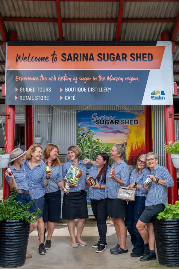 Sarina: Sarina Sugar Shed Guided Tour with Tastings - Walking through the cane patch