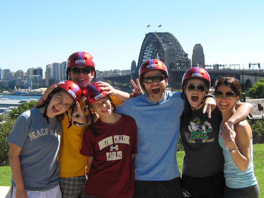 Scenic Sydney Harbour Bridge Bicycle Ride - Starting in The Rocks at Bonza HQ