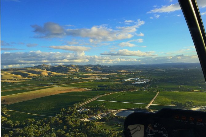 Southern Barossa: 10-Minute Helicopter Flight - Rowland Flat and the Jacob’s Creek tank farm