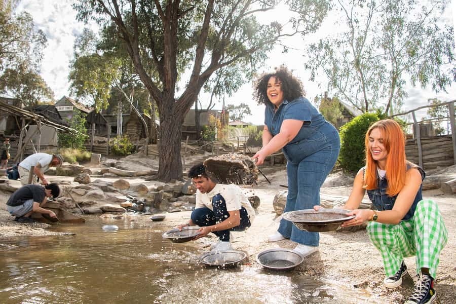Sovereign Hill: Museum General Admission Ticket - Gold panning puts you in the diggings