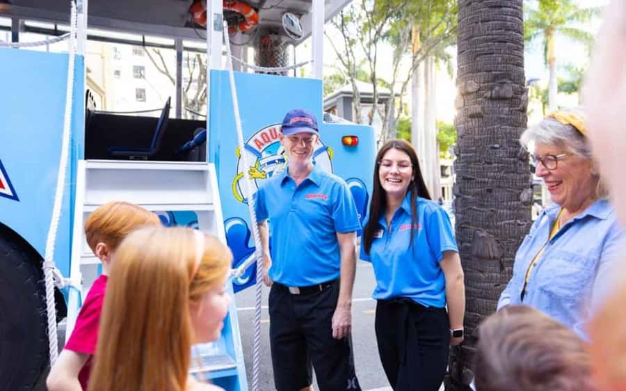 Sunshine Coast: 1-Hour Land and Water Tour - The moment the Aquaduck enters the water