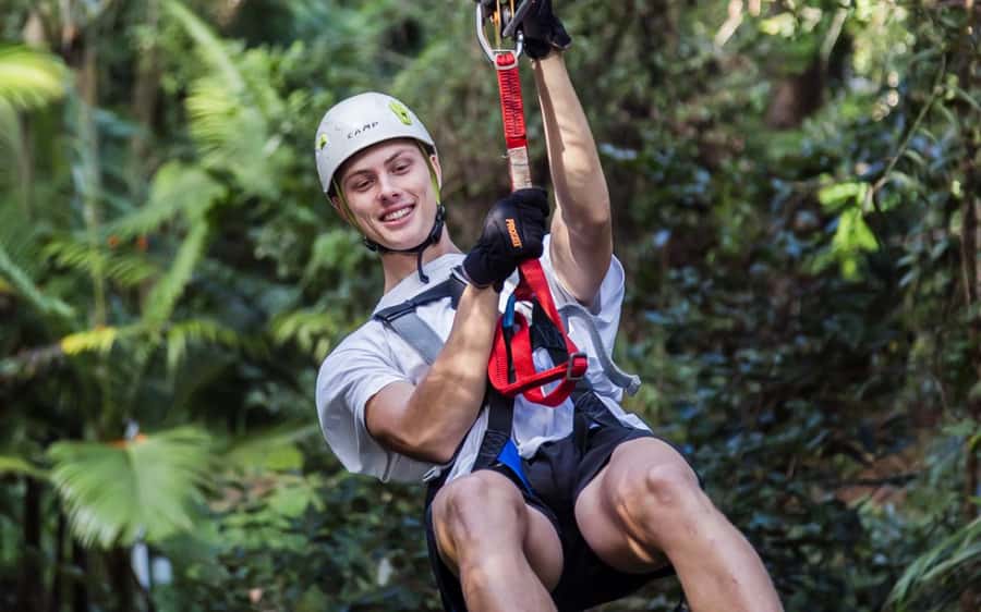Sunshine Coast: Treetop Challenge Adventure Park - Course three raises the pressure