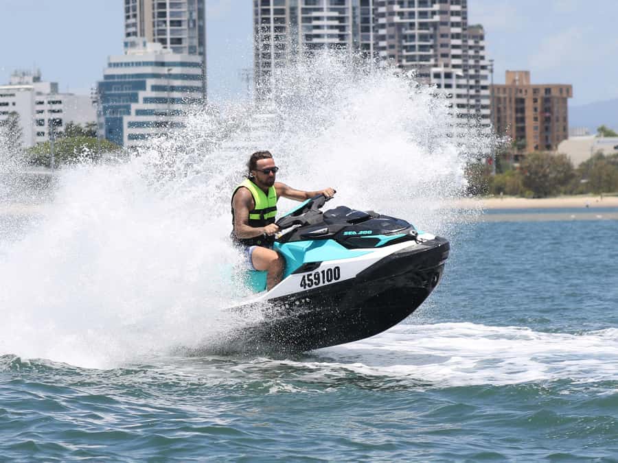 Sydney: 1 hour Jet Ski Safari - Learning the controls before open water