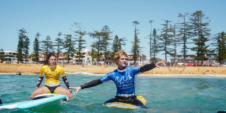 Sydney: Dee Why Beach Group Surfing Lesson - Getting comfortable with the board and the water