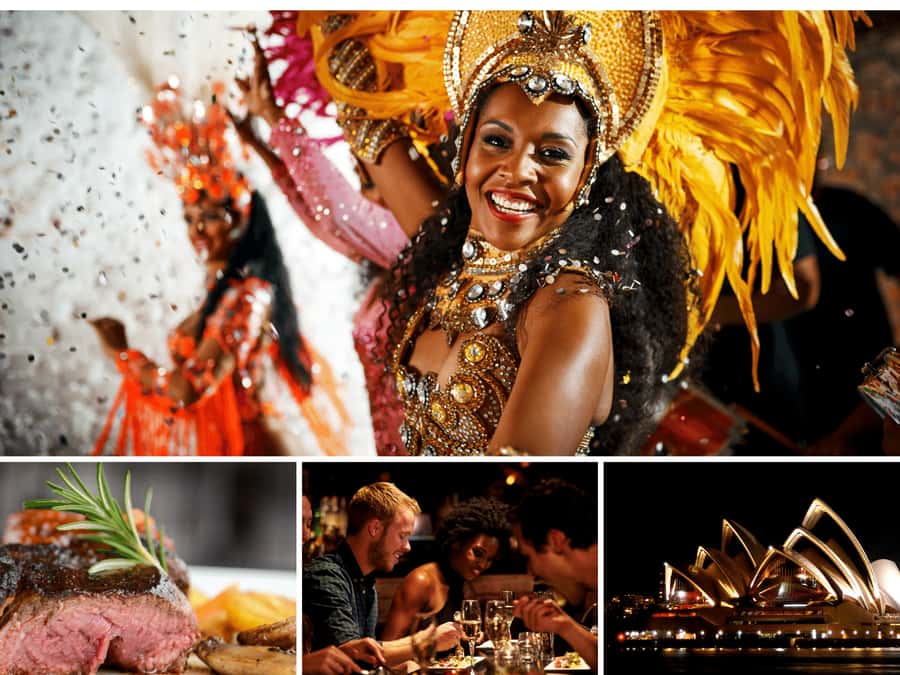 Sydney Harbour: Latin Fiesta Dinner Cruise - Sydney Harbour after sunset