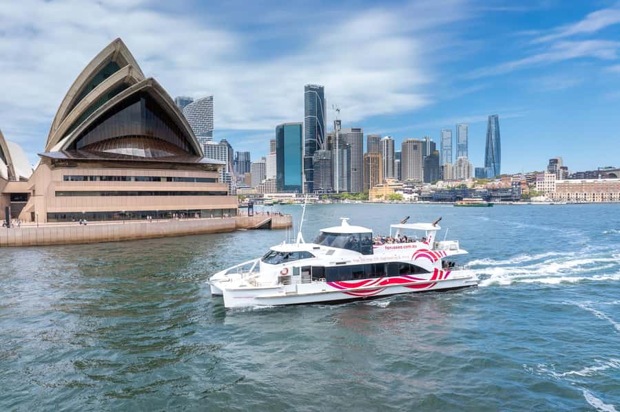 Sydney Harbour Sightseeing Cruise from Circular Quay - Under Sydney Harbour Bridge and Past Luna Park