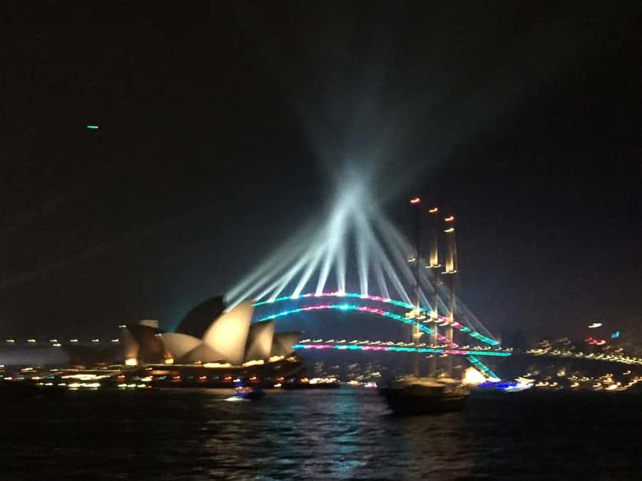 Sydney Harbour: Tall Ship Vivid Dinner Cruise - Why the harbour is the right place for Vivid