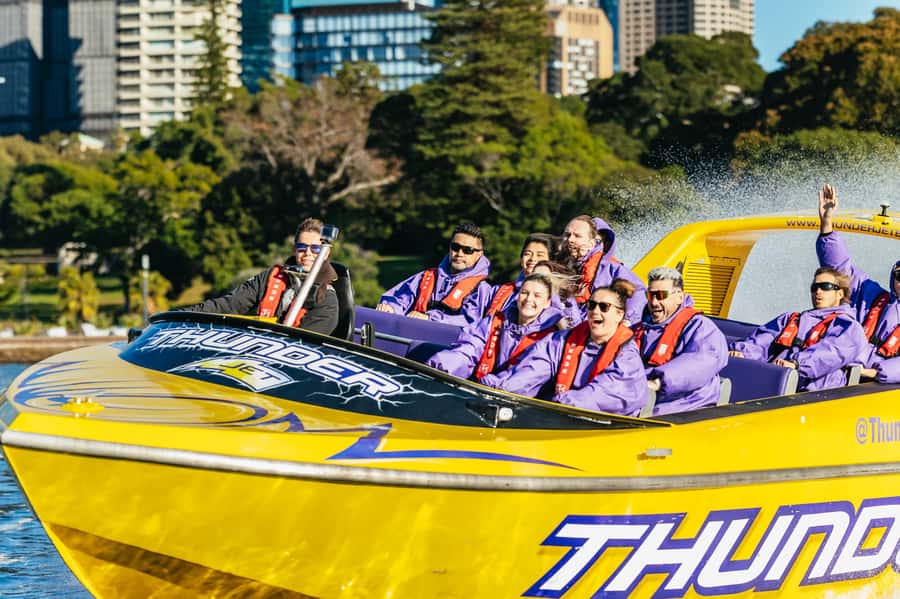 Sydney Harbour: Thunder Thrill Jet Boat Ride - The first few minutes ease you into the speed