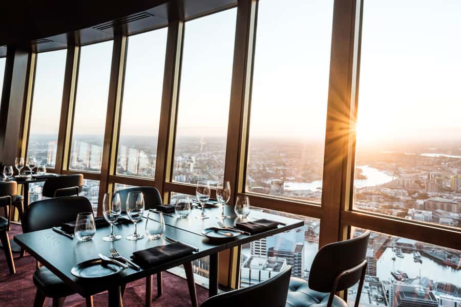 Sydney: Infinity by Mark Best Sydney Tower Dining Experience - What the slow rotation adds to lunch or dinner