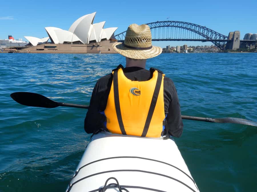 Sydney: Kayak to Goat Island At The Heart of Sydney Harbour - Learning the basics before heading into the harbor