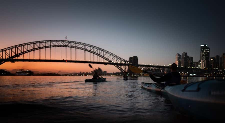 Sydney Sunrise Kayak Tour on Sydney Harbour - Kirribilli House and the return route