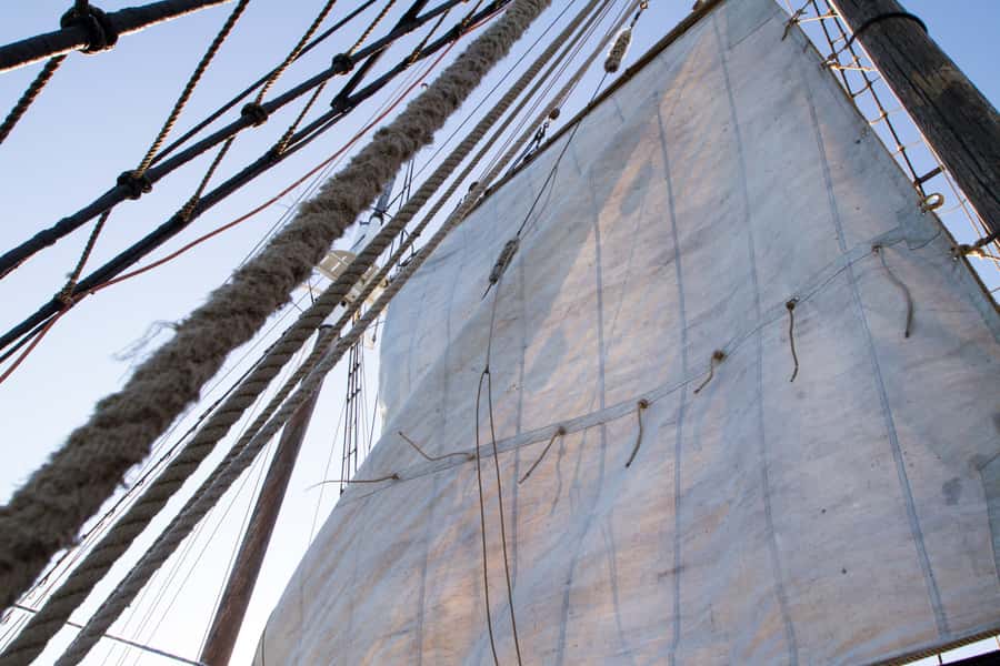 Sydney: Tall Ship Harbour Twilight Dinner Cruise - Fort Denison, Garden Island, and the quieter harbour views