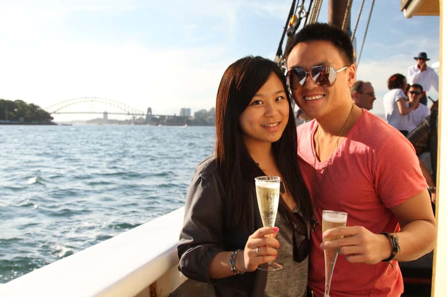 Sydney: Tall Ship Harbour Twilight Dinner Cruise - Dinner is practical, fresh, and buffet-style
