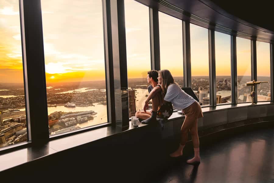 Sydney Tower Eye: Entry with Observation Deck - What you see from the 360-degree deck