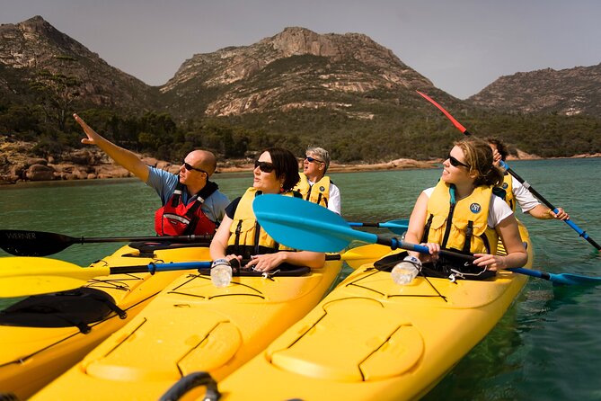 The Freycinet Paddle - The halfway stop at Honeymoon Bay