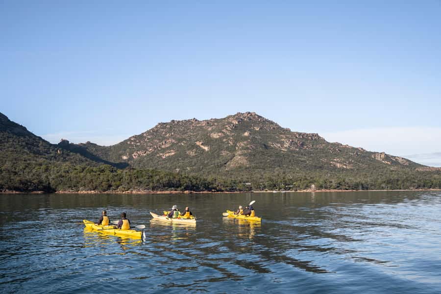 The Freycinet Paddle Kayak Tour - Why Freycinet looks different from a kayak