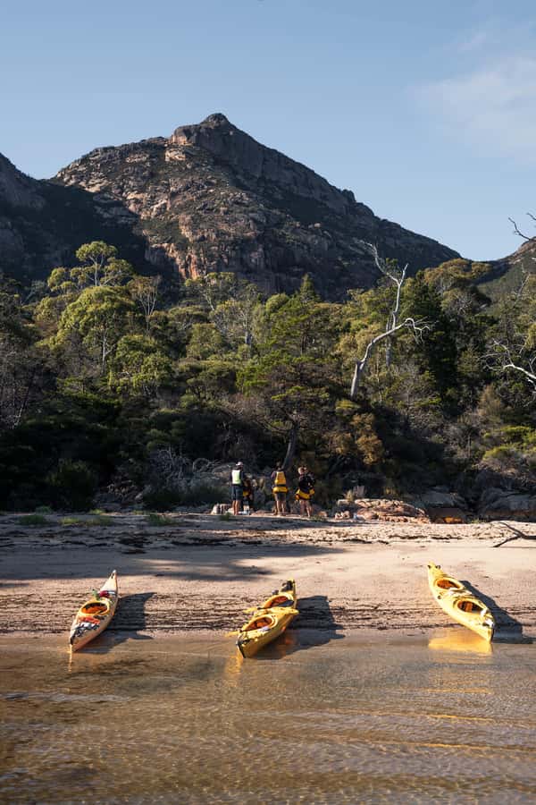 The Freycinet Paddle Kayak Tour - A calm introduction for first-time paddlers