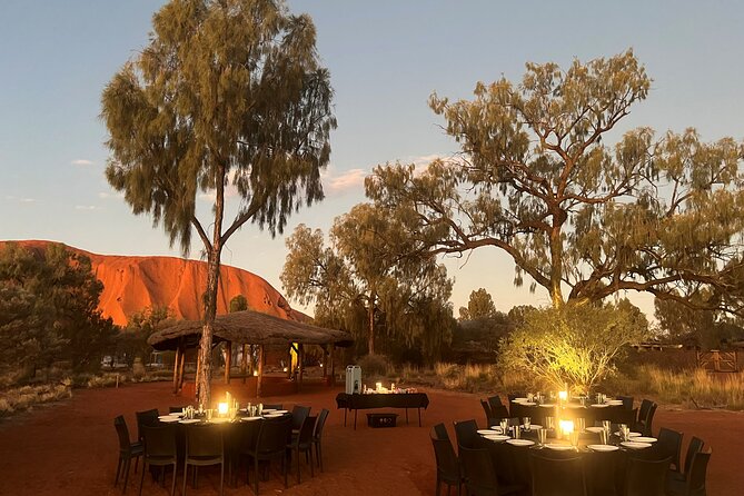 Uluru (Ayers Rock) Sunset + Outback Barbecue Dinner & Star Talk - The short transfer to the barbecue site