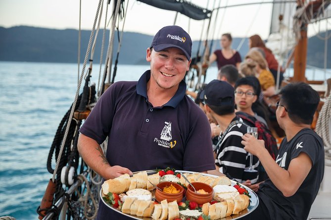 Whitsundays Sunset Sailing Cruise - Setting sail from Coral Sea Marina at 5:00 pm