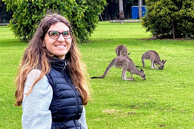WILD Wombat and Kangaroo Day Tour, All Inclusive - Carrington Falls through eucalyptus forest