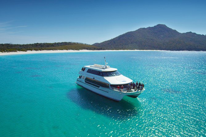 Wineglass Bay Cruise from Coles Bay - Sailing toward Freycinet’s granite coast