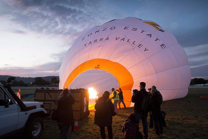 Yarra Valley Sunrise Balloon Flight with GoPro Photos - The real appeal: sunrise from a drifting basket