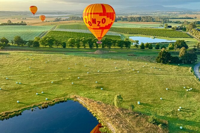 Yarra Valley Sunrise Balloon Flight with GoPro Photos - The calm, the cold, and the changing view