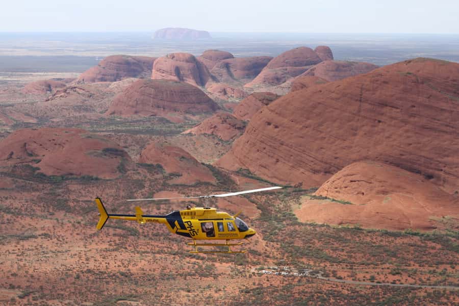 Yulara: Uluru and Kata Tjuta Sunset Helicopter Tour - Walpa Gorge and the Valley of the Winds