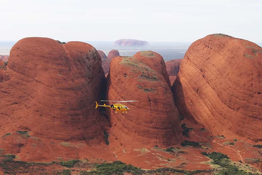 Yulara: Uluru and Kata Tjuta Sunset Helicopter Tour - Pickup at Ayers Rock Resort